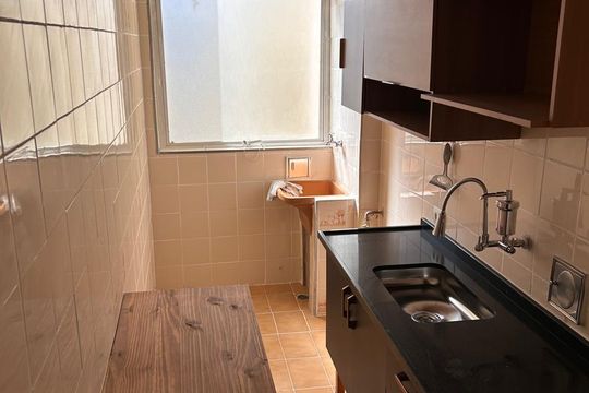 Cozinha de apartamento para alugar com 1 quarto, 46m² em Água Branca, São Paulo