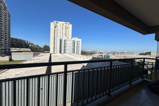 Varanda da Sala de apartamento à venda com 3 quartos, 73m² em Tamboré, Barueri
