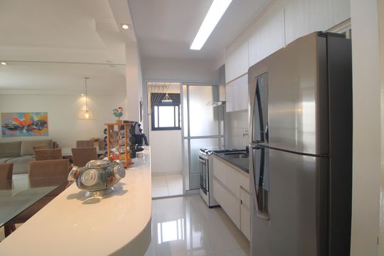 Cozinha de apartamento à venda com 3 quartos, 75m² em Jardim Marajoara, São Paulo