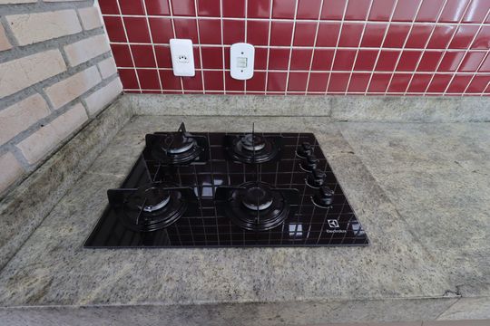 Área Comum - Espaço Gourmet de apartamento para alugar com 2 quartos, 55m² em Utinga, Santo André