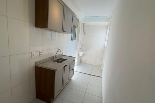 Cozinha de apartamento à venda com 2 quartos, 44m² em Campo Grande, Rio de Janeiro