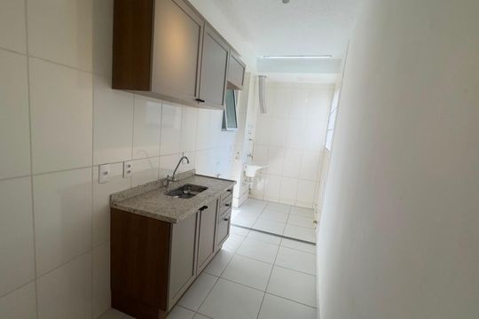 Cozinha de apartamento à venda com 2 quartos, 44m² em Campo Grande, Rio de Janeiro