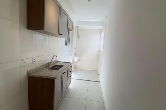 Cozinha de apartamento à venda com 2 quartos, 44m² em Campo Grande, Rio de Janeiro