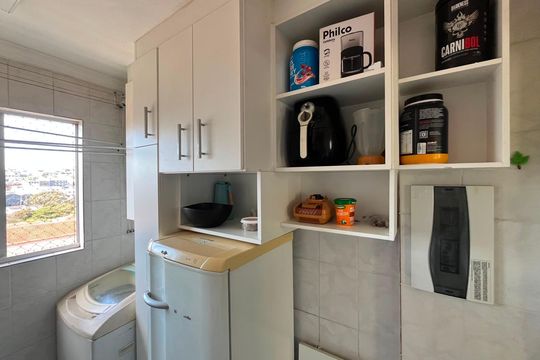 Cozinha e Área de Serviço de apartamento à venda com 2 quartos, 54m² em São Bernardo, Campinas