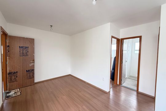Sala de apartamento à venda com 2 quartos, 47m² em Praia, Contagem