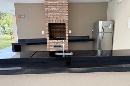 Área comum - Churrasqueira de apartamento à venda com 2 quartos, 47m² em Praia, Contagem