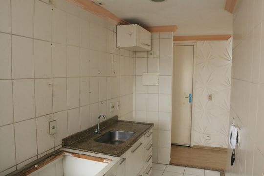 Cozinha de apartamento para alugar com 2 quartos, 64m² em Jardim da Viga, Nova Iguaçu