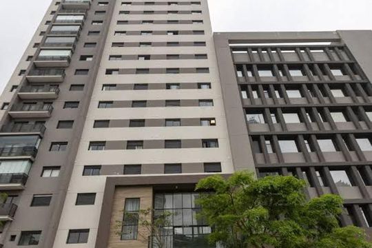 Fachada de apartamento à venda com 1 quarto, 31m² em Vila Olímpia, São Paulo