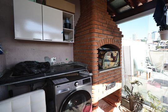 Lavanderia de apartamento à venda com 2 quartos, 94m² em Vila Alto de Santo Andre, Santo André