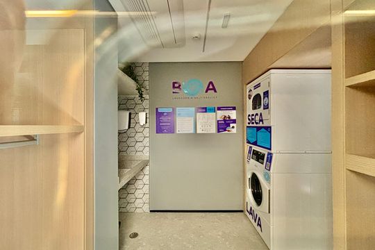 Lavanderia de kitnet/studio para alugar com 1 quarto, 31m² em Paraíso, São Paulo