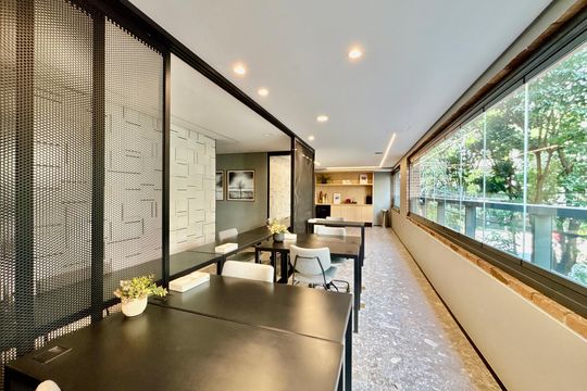 Área comum de kitnet/studio para alugar com 1 quarto, 31m² em Paraíso, São Paulo