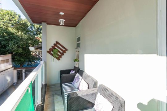 Varanda da Suíte de casa à venda com 3 quartos, 142m² em Tijuca, Rio de Janeiro
