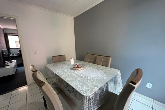 Quarto 1 - atua Sala de Jantar de apartamento para alugar com 2 quartos, 55m² em Residencial Morada dos Lagos, Barueri