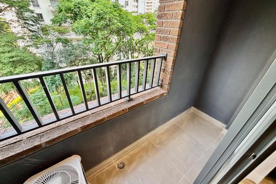 Varanda de kitnet/studio para alugar com 1 quarto, 31m² em Paraíso, São Paulo