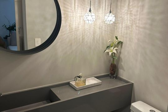 Banheiro de apartamento para alugar com 3 quartos, 117m² em Vila Leopoldina, São Paulo