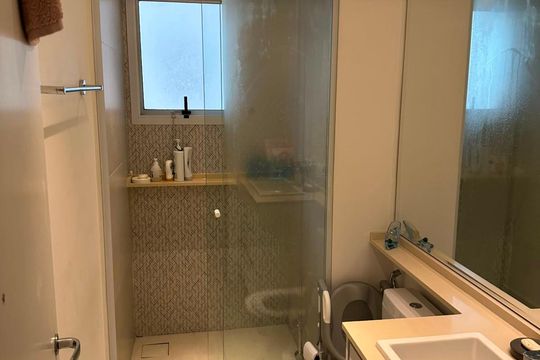 Banheiro de apartamento para alugar com 3 quartos, 117m² em Vila Leopoldina, São Paulo
