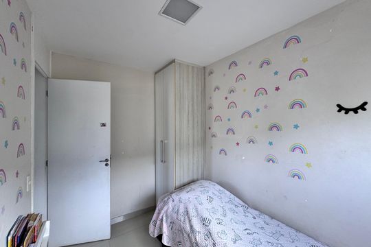 Quarto 3 de apartamento à venda com 3 quartos, 54m² em Vargem Pequena, Rio de Janeiro
