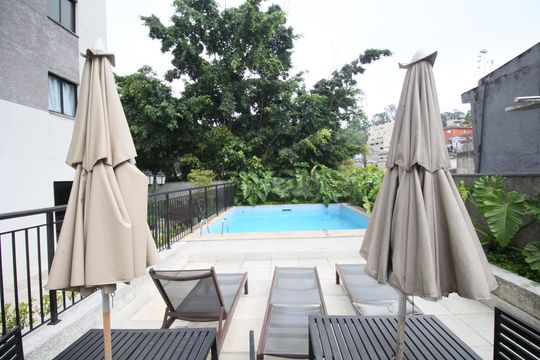 Área comum - Piscina de apartamento à venda com 2 quartos, 41m² em Vila Andrade, São Paulo