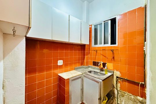 Cozinha de apartamento para alugar com 1 quarto, 36m² em Ipanema, Rio de Janeiro