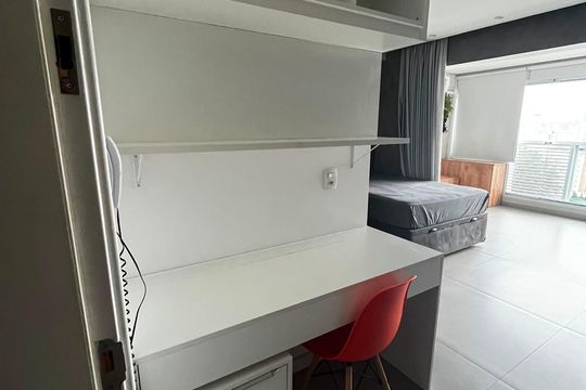 Apartamento para alugar com 1 quarto, 33m² em Brooklin, São Paulo