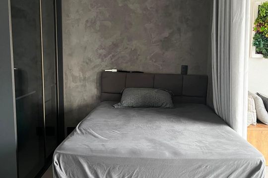 Sala/Quarto de apartamento para alugar com 1 quarto, 33m² em Brooklin, São Paulo