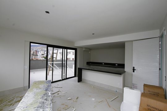 Área gourmet de apartamento à venda com 2 quartos, 69m² em São Pedro, Belo Horizonte