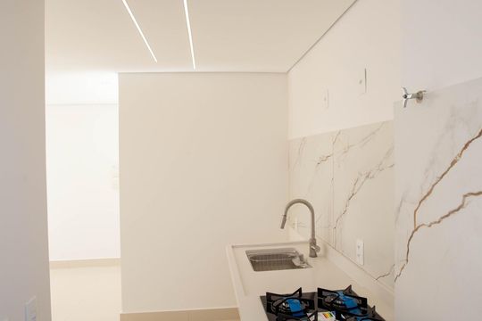 Cozinha de apartamento para alugar com 3 quartos, 54m² em Canhema, Diadema
