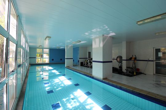 Área Comum - Piscina de apartamento para alugar com 1 quarto, 90m² em Itaim Bibi, São Paulo