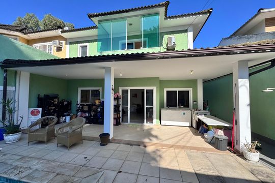 Área externa de casa de condomínio à venda com 3 quartos, 190m² em Vargem Pequena, Rio de Janeiro