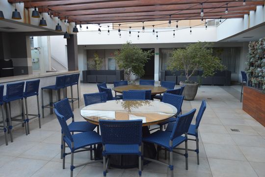 Área comum - Churrasqueira de apartamento para alugar com 2 quartos, 57m² em Ribeirânia, Ribeirão Preto