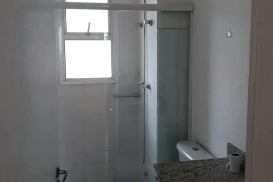 Banheiro de apartamento à venda com 3 quartos, 107m² em Vila Lusitania, São Bernardo do Campo