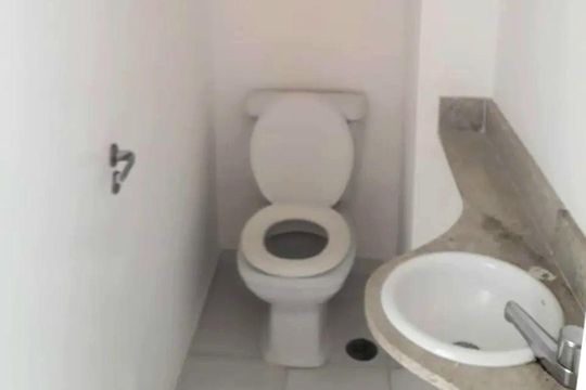 Banheiro de apartamento à venda com 3 quartos, 107m² em Vila Lusitania, São Bernardo do Campo