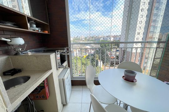 Varanda de apartamento à venda com 3 quartos, 72m² em Jaguaré, São Paulo