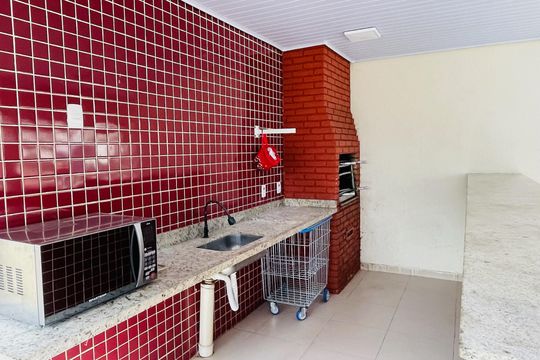 Área comum - Churrasqueira de apartamento para alugar com 2 quartos, 37m² em Água Chata, Guarulhos