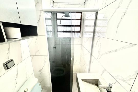 Banheiro  de apartamento para alugar com 2 quartos, 53m² em Vila Silvia, São Paulo