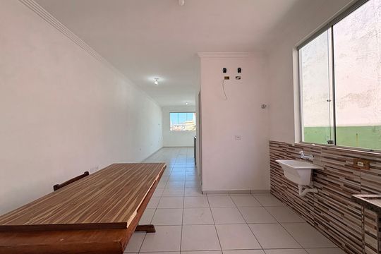 Cozinha de casa para alugar com 1 quarto, 45m² em Parque Oratório, Santo André