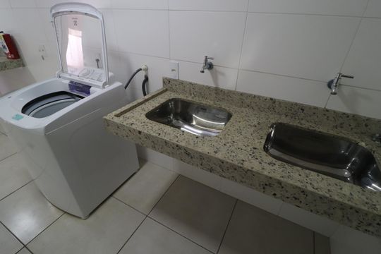 Área comum - Lavanderia de apartamento para alugar com 1 quarto, 57m² em Saraiva, Uberlândia