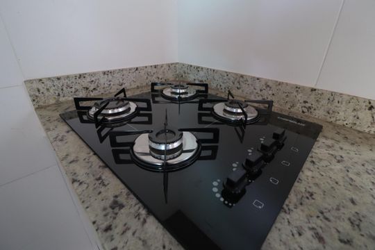 Cozinha de apartamento para alugar com 1 quarto, 57m² em Saraiva, Uberlândia