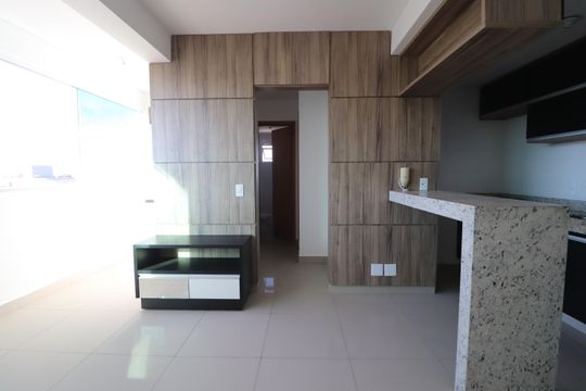 Sala de apartamento para alugar com 1 quarto, 57m² em Saraiva, Uberlândia
