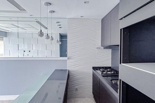 Cozinha de apartamento para alugar com 1 quarto, 42m² em Tatuapé, São Paulo