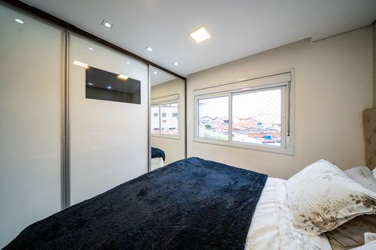 Quarto 3 de apartamento à venda com 3 quartos, 96m² em Vila Brasilio Machado, São Paulo