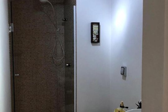 Banheiro de apartamento à venda com 3 quartos, 88m² em Botafogo, Campinas