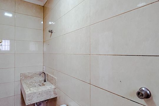 Banheiro da Suíte 1 de casa à venda com 3 quartos, 120m² em Chácara Califórnia, São Paulo