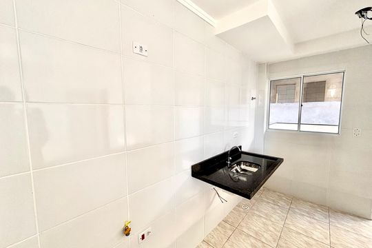 Cozinha  de apartamento à venda com 2 quartos, 38m² em Cidade Patriarca, São Paulo