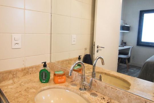 Banheiro da Suíte 2 de apartamento à venda com 3 quartos, 115m² em Morumbi, São Paulo