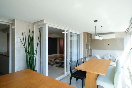 Varanda gourmet de apartamento à venda com 3 quartos, 142m² em Centro, São Caetano do Sul