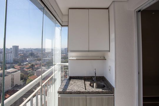 Varanda gourmet de apartamento para alugar com 2 quartos, 56m² em Centro, Diadema