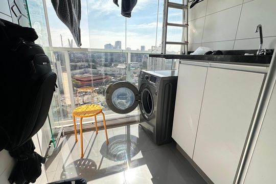 Área de serviço de apartamento à venda com 2 quartos, 75m² em Vila Gertrudes, São Paulo