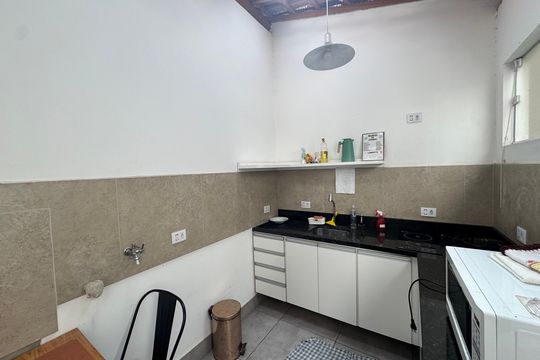 Área comum - Cozinha coletiva de kitnet/studio para alugar com 1 quarto, 15m² em Presidente Altino, Osasco