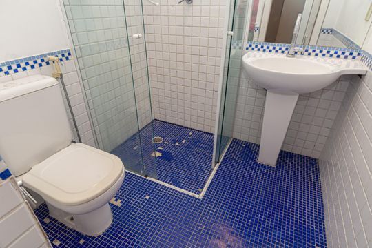 Banheiro da Suíte 3 de casa para alugar com 3 quartos, 180m² em Bela Vista, São Paulo